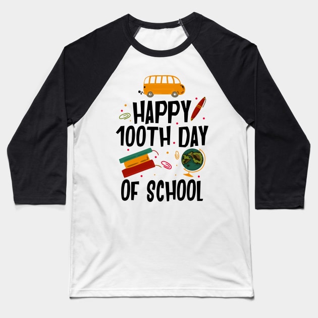 100 Days Of School Cute T-shirt Baseball T-Shirt by KsuAnn